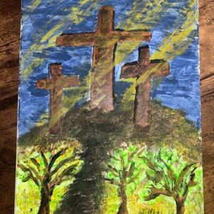 A Bundle of paintings and artwork made during the pandemic.